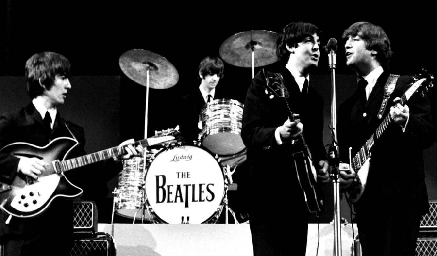 Live The Beatles Wallpaper