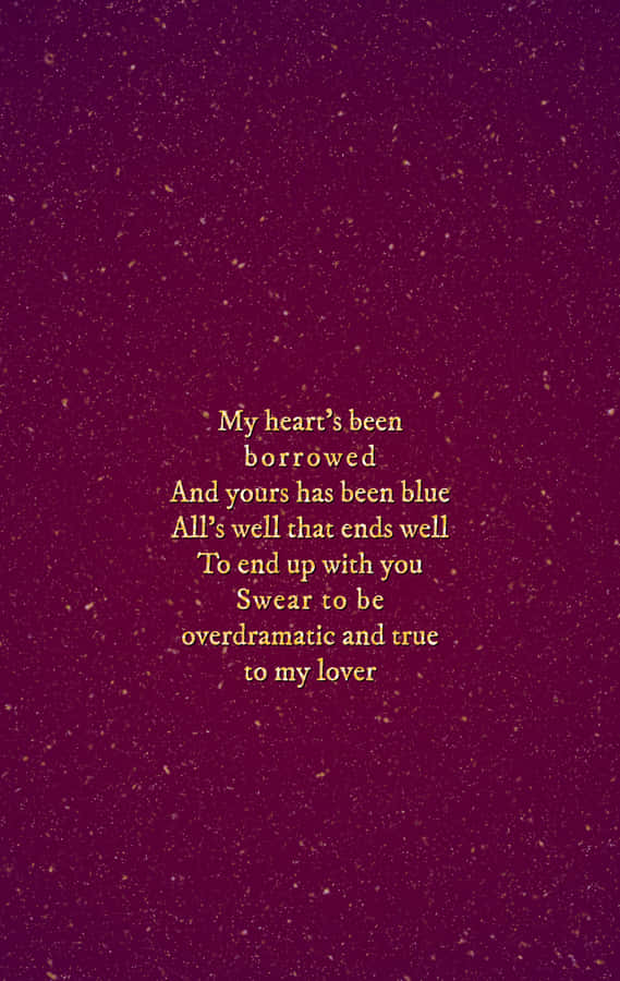 “live Your Life In Your Own Unique Way” Wallpaper