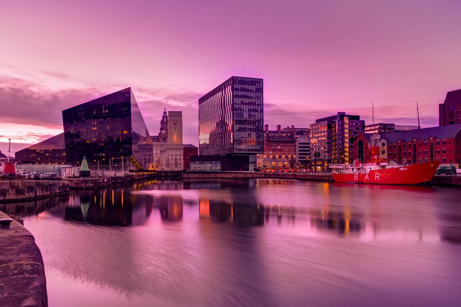 Liverpool Dock England Wallpaper