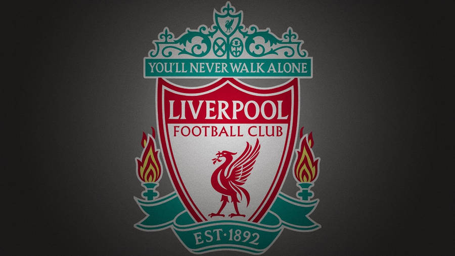 Liverpool Fc Gradient Logo Wallpaper