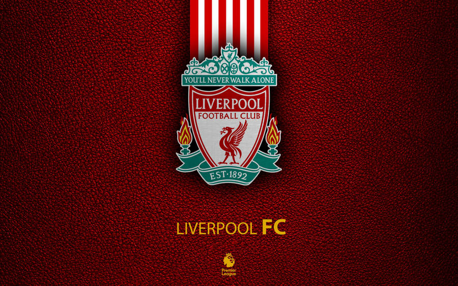 Liverpool Fc Red Leather Wallpaper