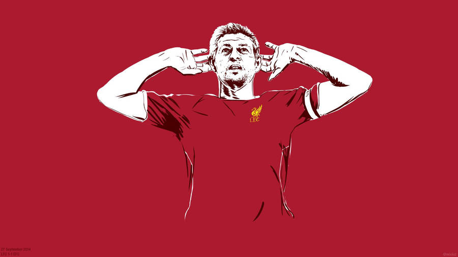 Liverpool Gerrard Fan Art Wallpaper