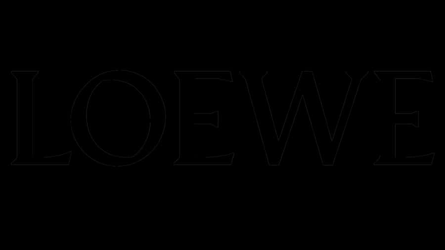 Loewe Text Logo Wallpaper