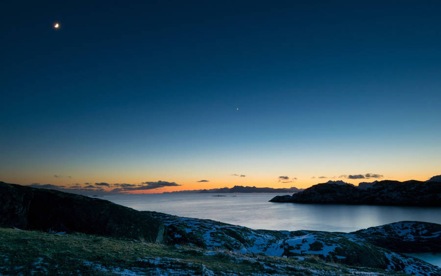 Lofoten Clear Sky Wallpaper