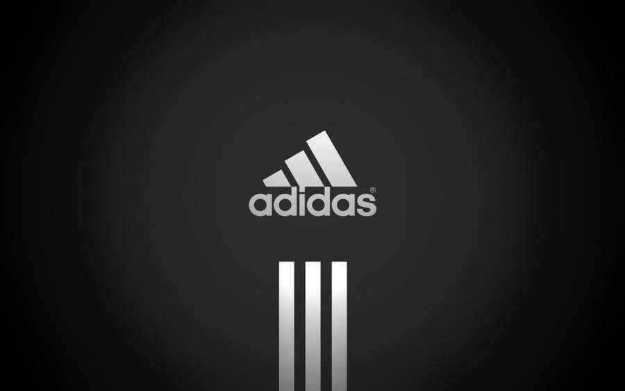 Logo On Black Adidas Iphone Wallpaper