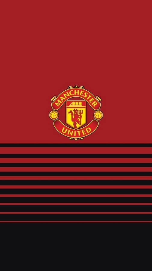 Logo On Top Manchester United Mobile Wallpaper