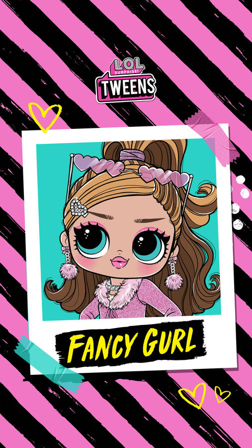 Lol Doll Fancy Gurl Portrait Wallpaper