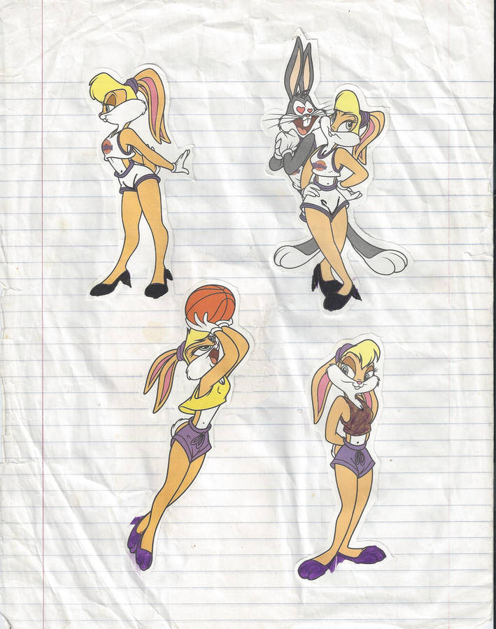 Lola Bunny Stickers Wallpaper