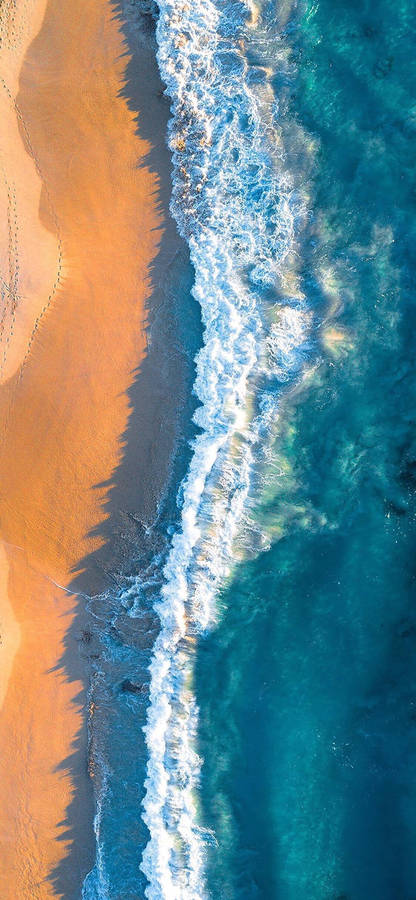 Long Beach Wave Iphone Wallpaper