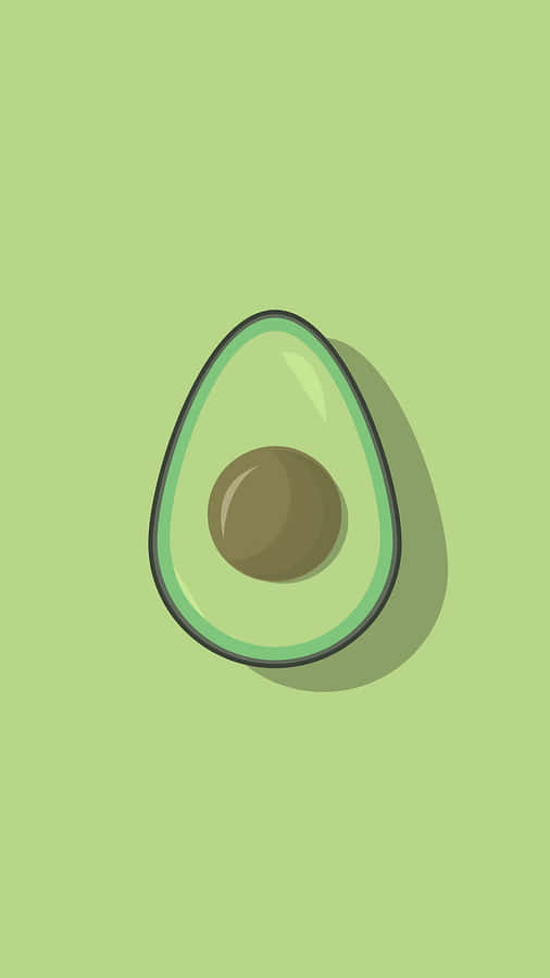 Look At The Modern And Creative Way To Display The Avocado Iphone Wallpaper