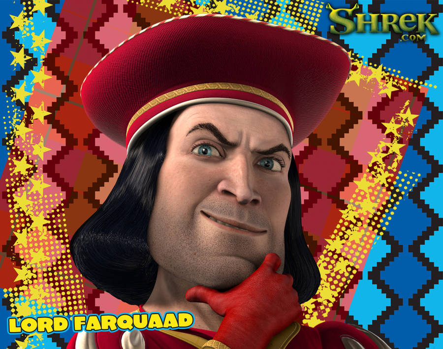 Lord Farquaad Starry Pattern Wallpaper