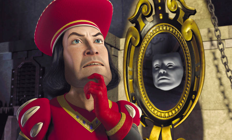 Lord Farquaad With Magic Mirror Wallpaper