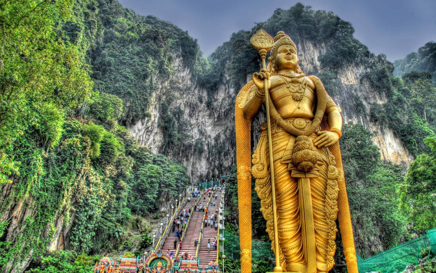 Lord Murugan 4k Low Angle Shot Wallpaper