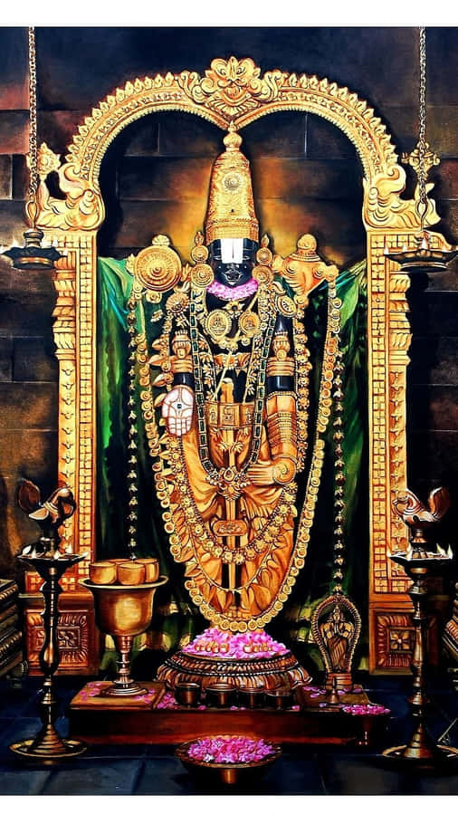 Lord_ Perumal_ Adorned_in_ Glory Wallpaper