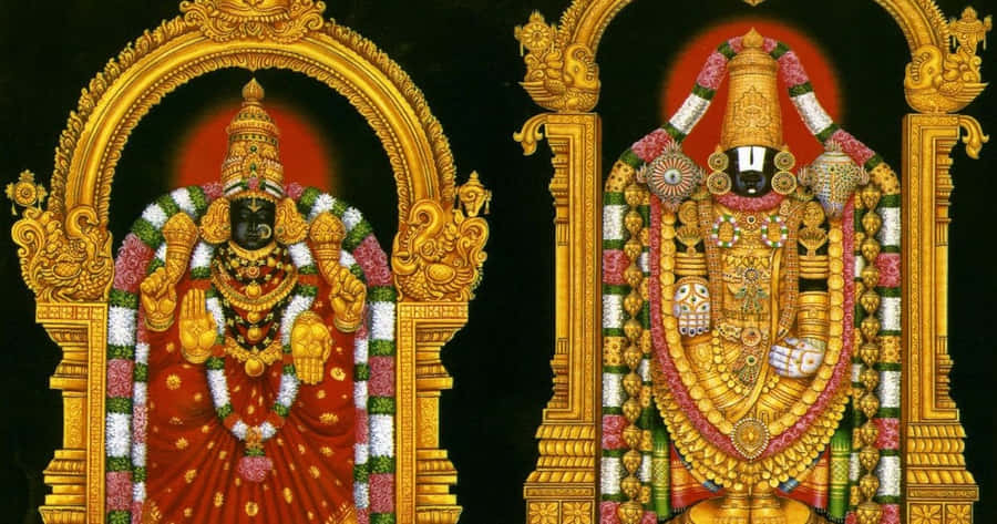 Lord_ Perumal_ Traditional_ Artwork Wallpaper