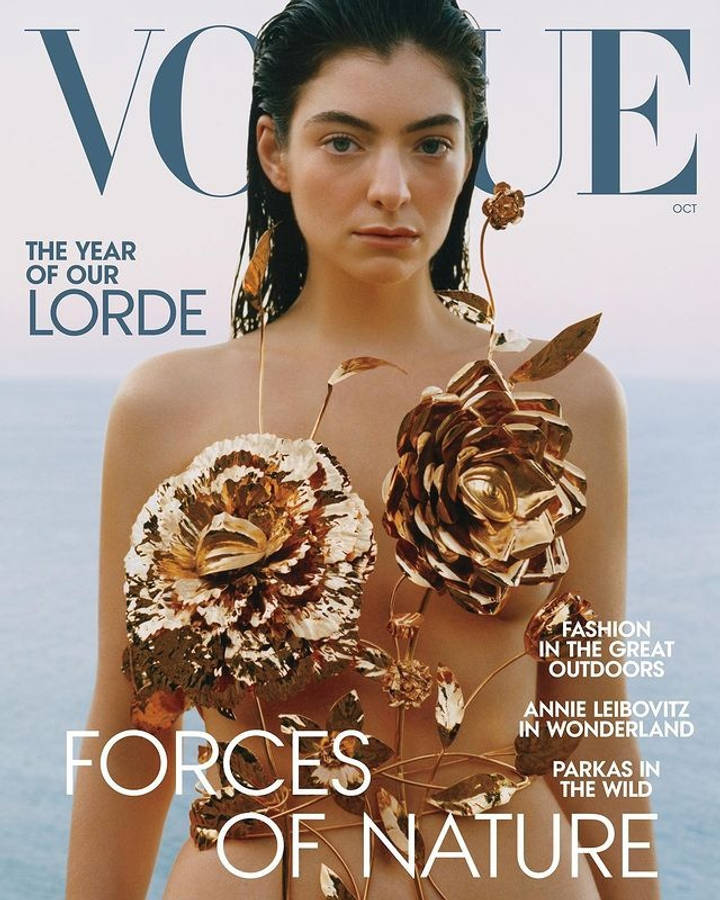 Lorde Vogue Magazine Cover Wallpaper