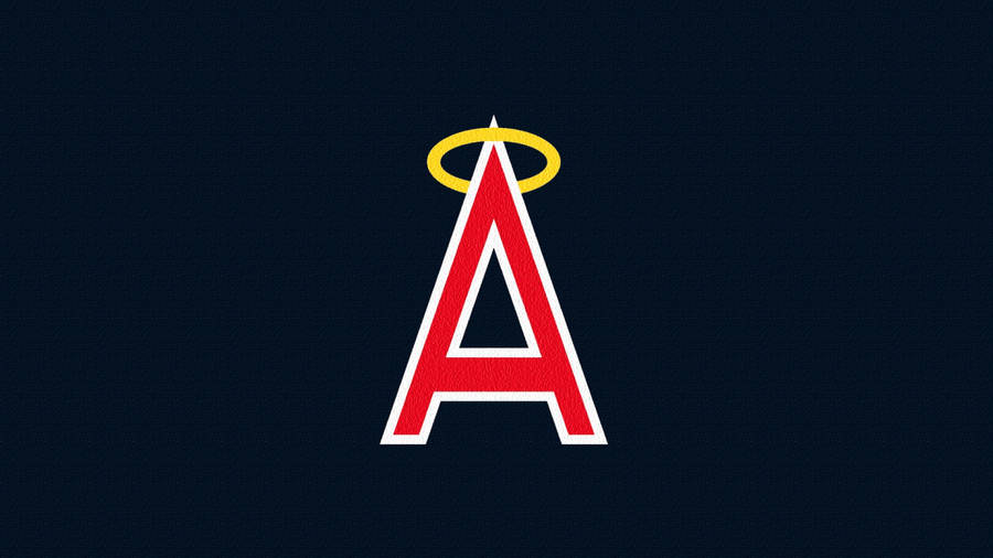 Los Angeles Angels Minimalist Logo Wallpaper