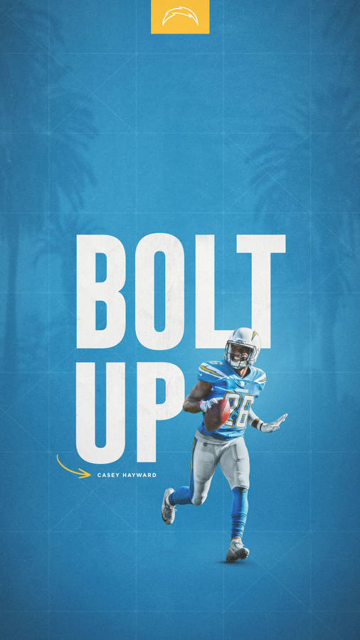 Los Angeles Chargers Creative Poster Wallpaper