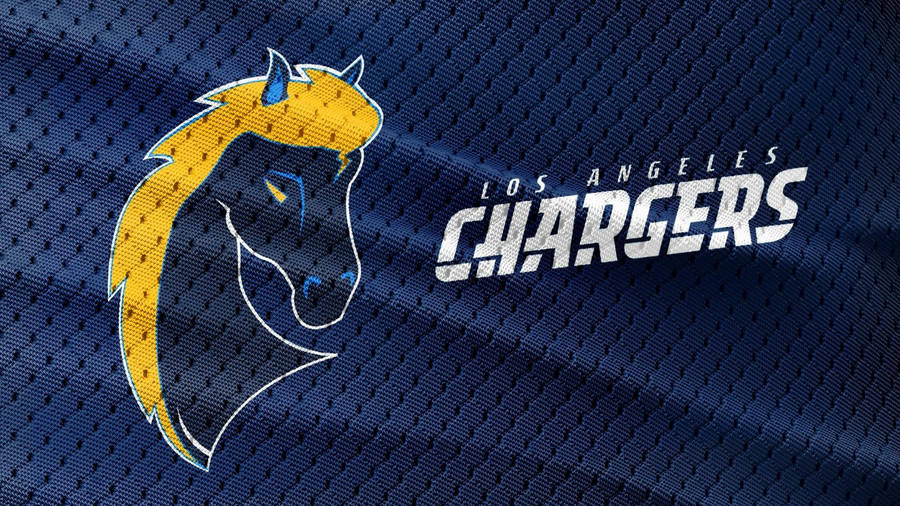 Los Angeles Chargers Digital Artwork Wallpaper