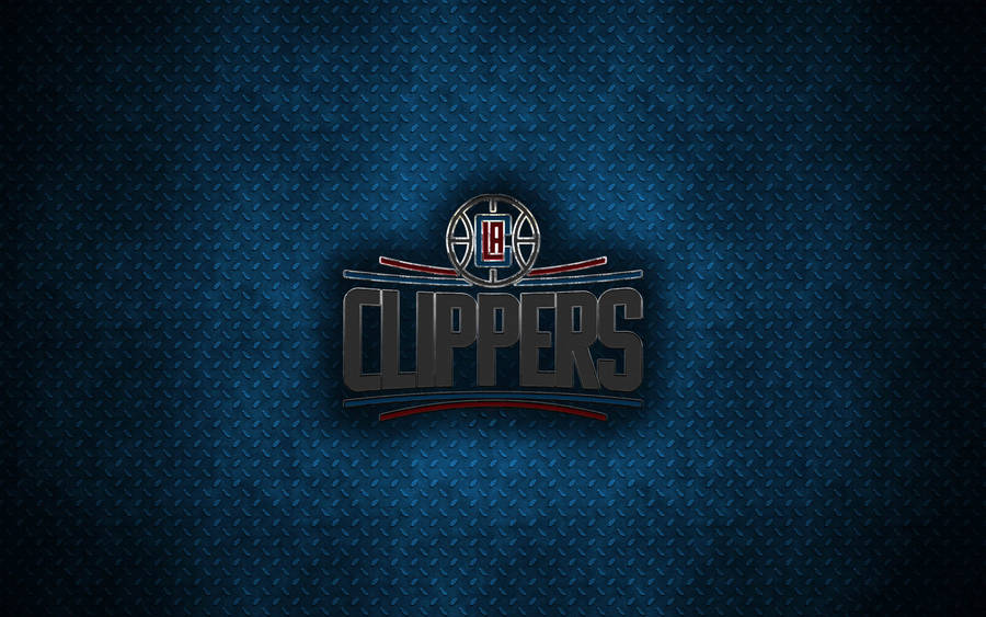 Los Angeles Clippers Metallic Background Wallpaper