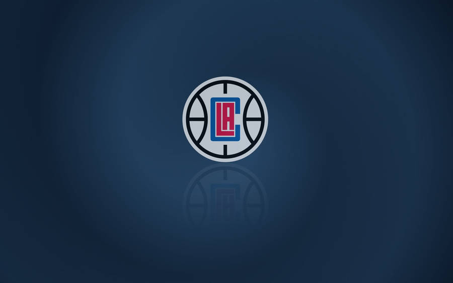 Los Angeles Clippers Mirrored Art Wallpaper