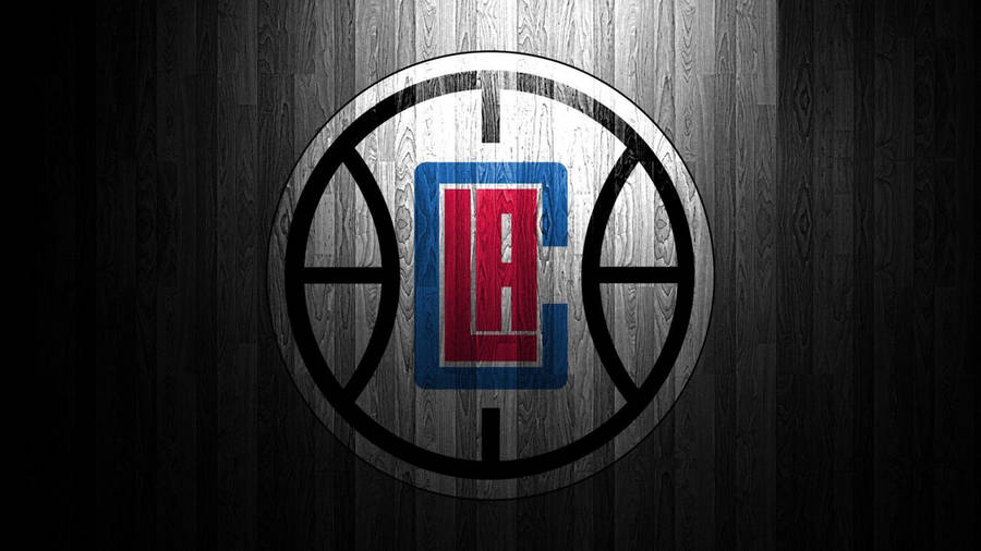 Los Angeles Clippers Vignette Wood Wallpaper