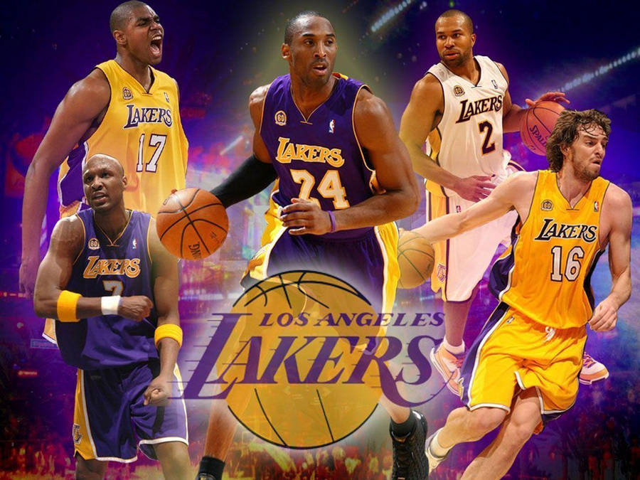 Los Angeles Lakers Best Players Wallpaper