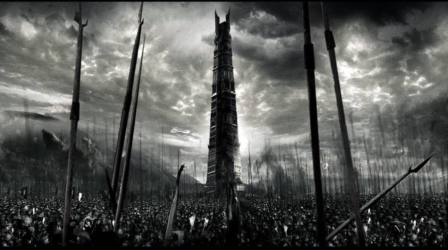 Lotr Isengard Tower Of Orthanc Wallpaper