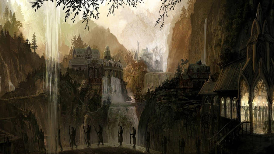 Lotr Lord Of The Rings Rivendell Wallpaper