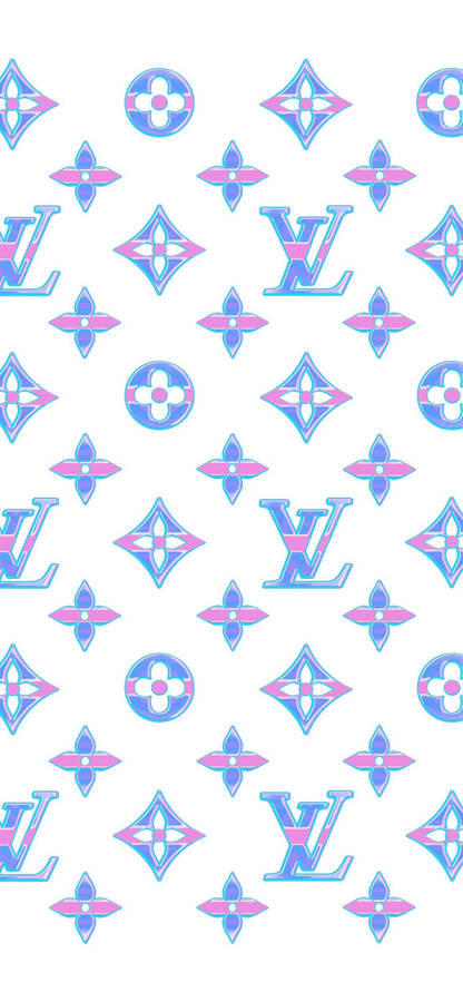 Louis Vuitton Phone Glossy Pattern Wallpaper