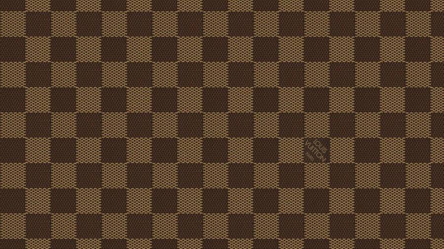 Louis Vuitton Vintage Checkered Wallpaper