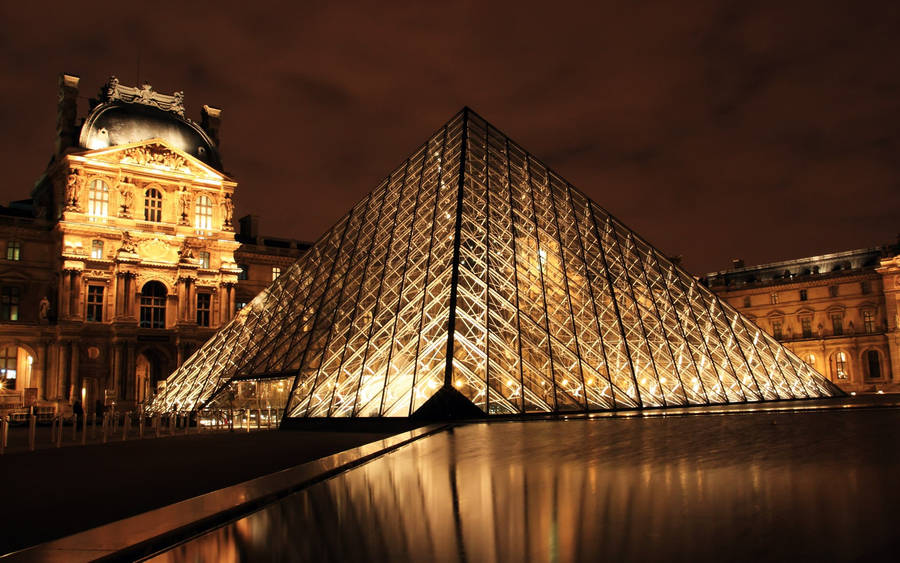 Louvre Museum Paris France Wallpaper