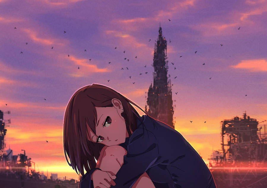 Love Failure Anime Girl Wallpaper