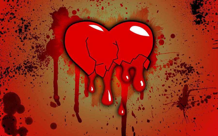Love Failure Bleeding Heart Wallpaper