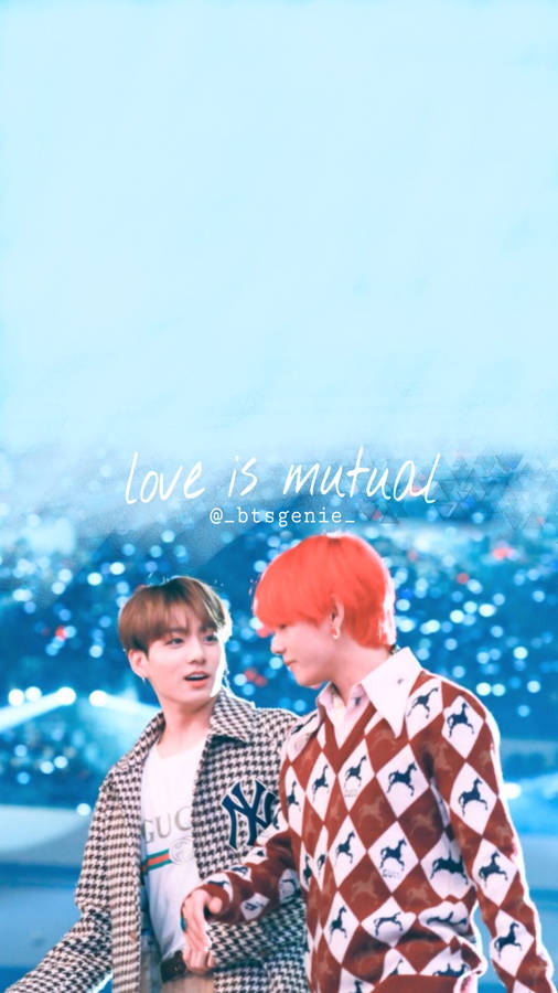 Love Is Mutual Taekook Bts Wallpaper