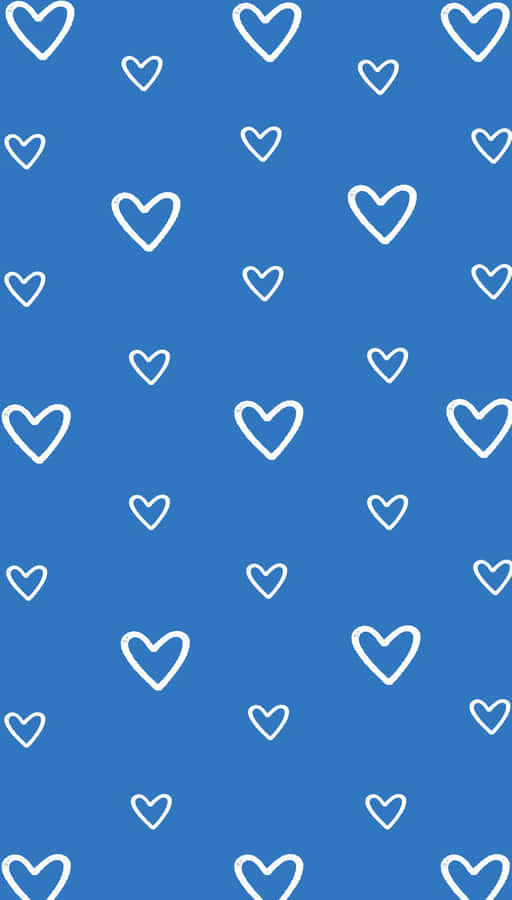 Lovely Blue Heart [wallpaper] Wallpaper