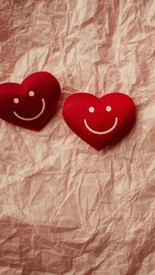 Lovely Heart Smiley [wallpaper] Wallpaper