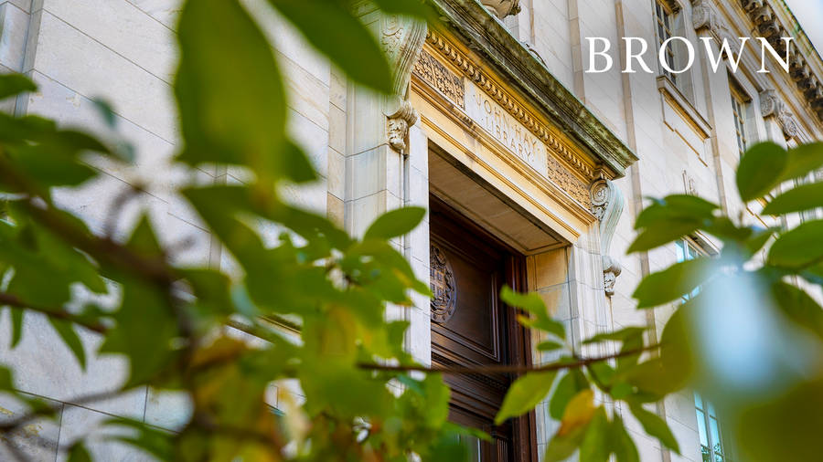 Low-angle Photo Of Brown University Building Wallpaper