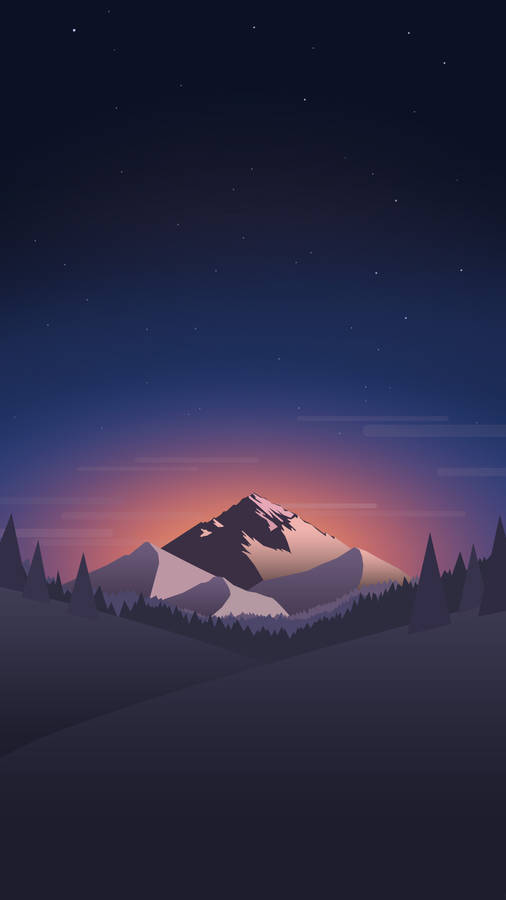 Low Poly Alp Wallpaper