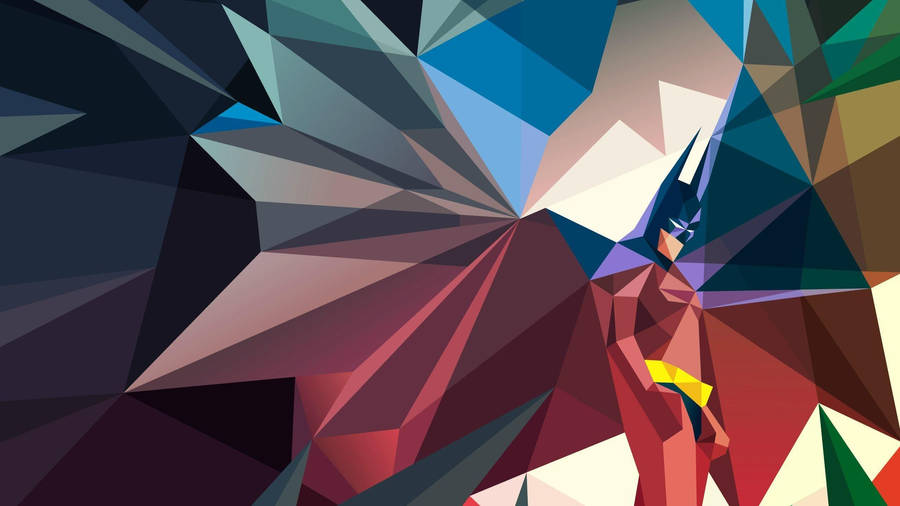 Low Poly Batman Wallpaper