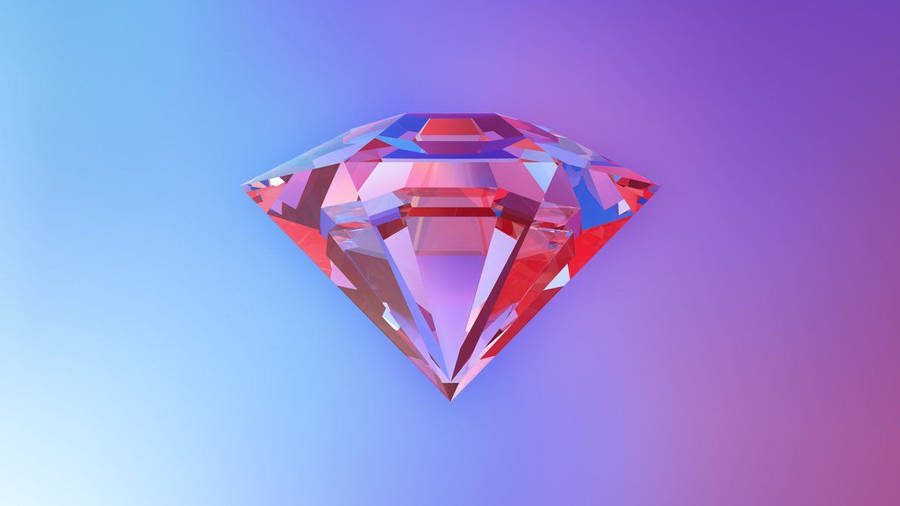 Low Poly Minimalist Diamond Wallpaper