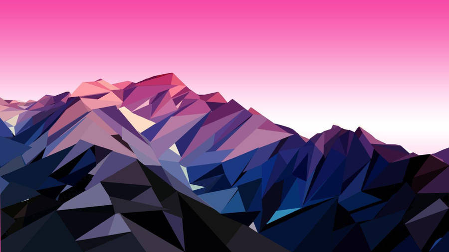 Low Poly Mountain Wallpaper