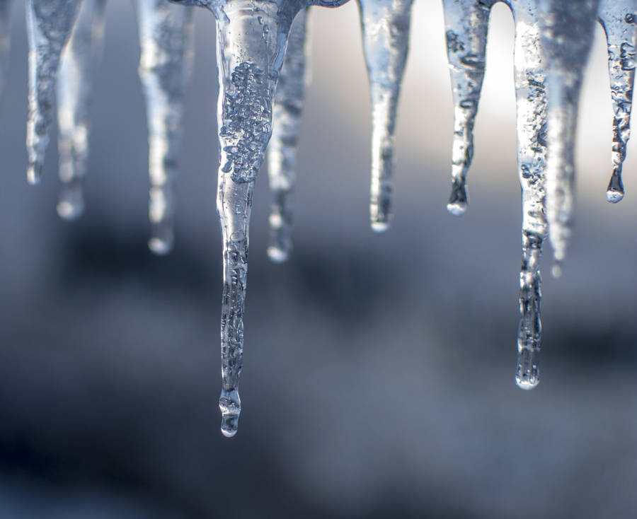 Low Temperature Icicles Wallpaper