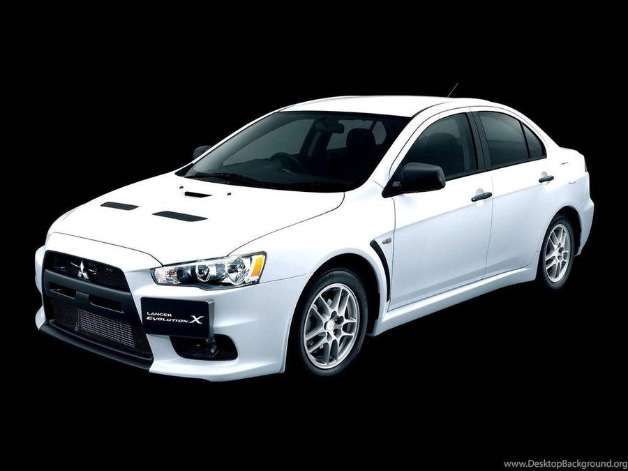 Lowrider Mitsubishi Lancer Evolution Wallpaper