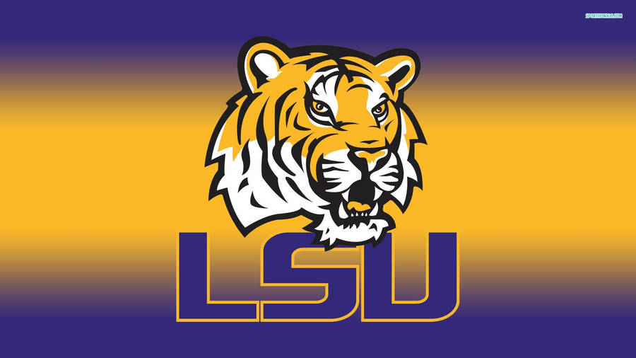 Lsu Tigers Taking The Field Wallpaper