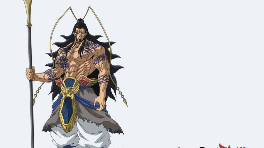 Lu Bu Of Record Of Ragnarok In His Signature Pose Wallpaper