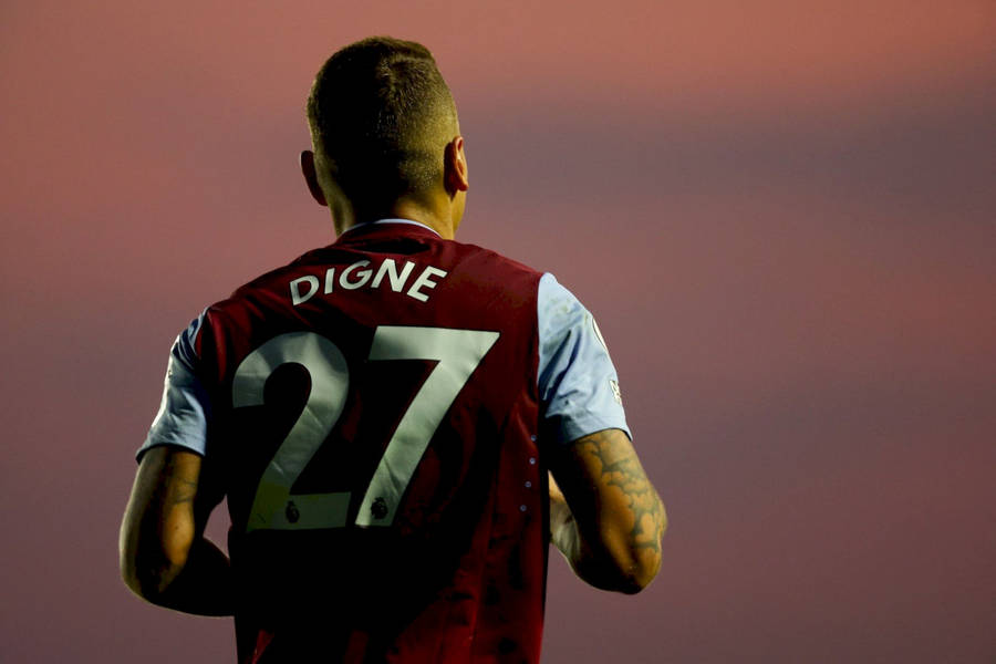 Lucas Digne Back Of Jersey Wallpaper