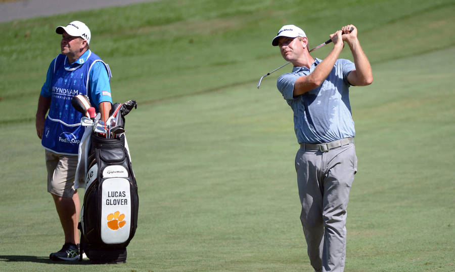 Lucas Glover And His Caddie Wallpaper