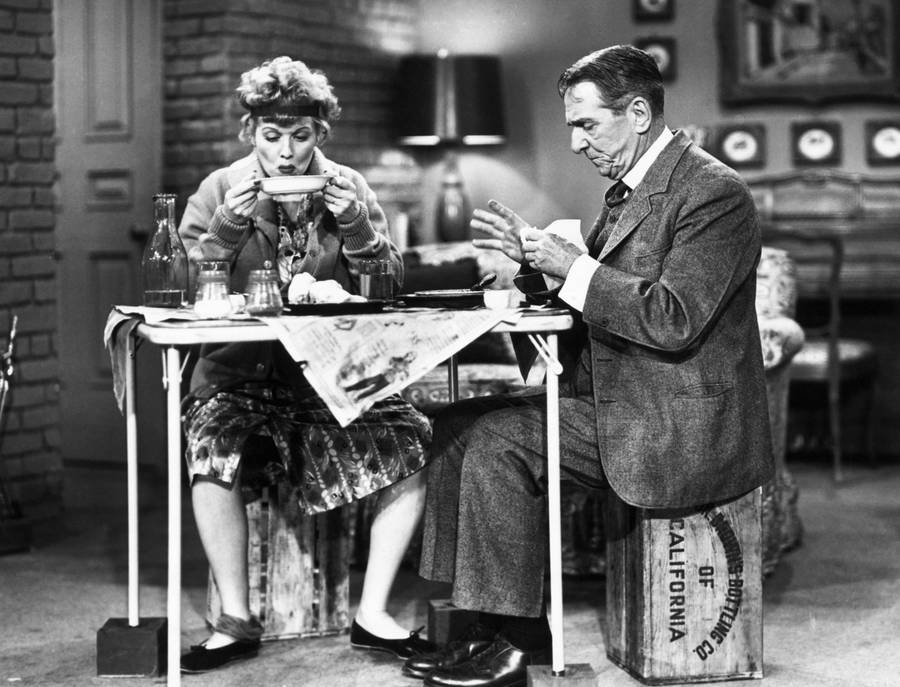 Lucille Ball And Edward Everett Horton Wallpaper