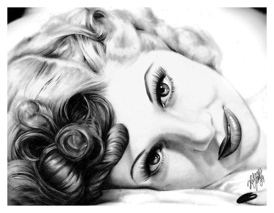 Lucille Ball Charcoal Pencil Art Wallpaper